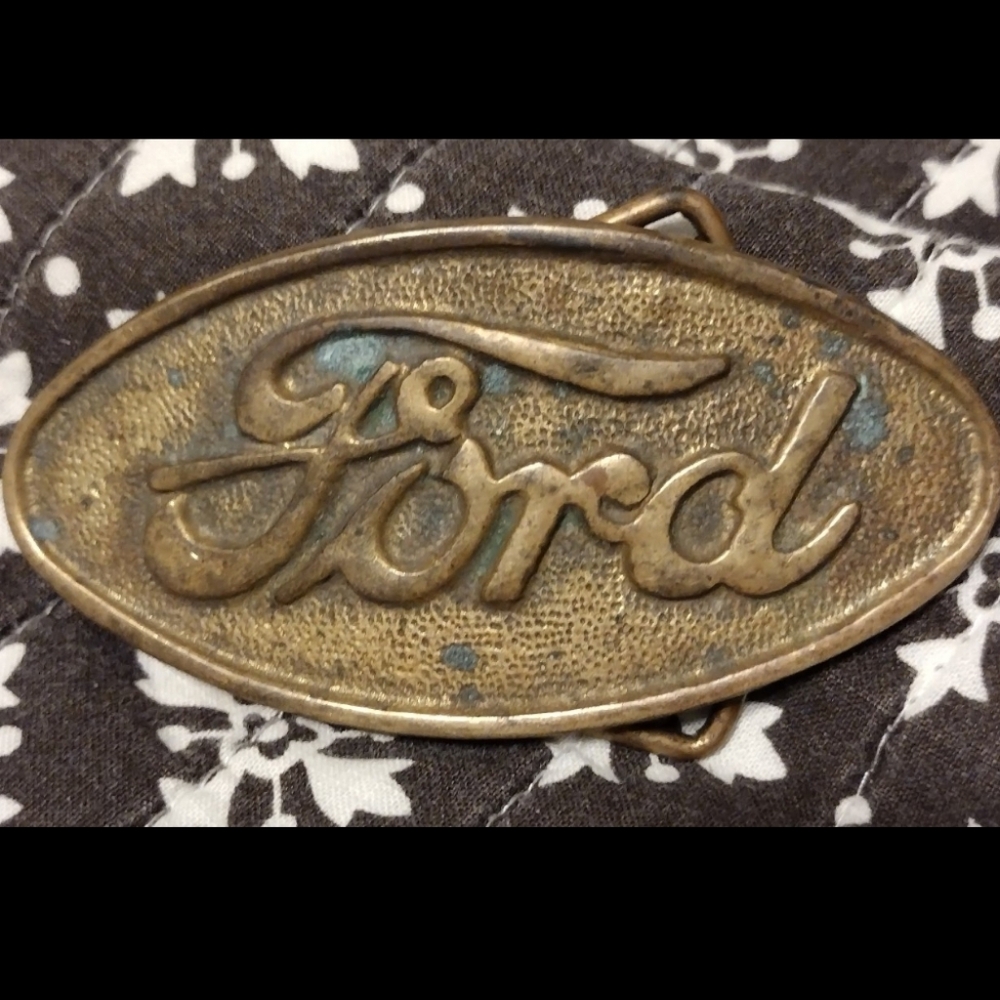 Vintage Ford Belt Buckle